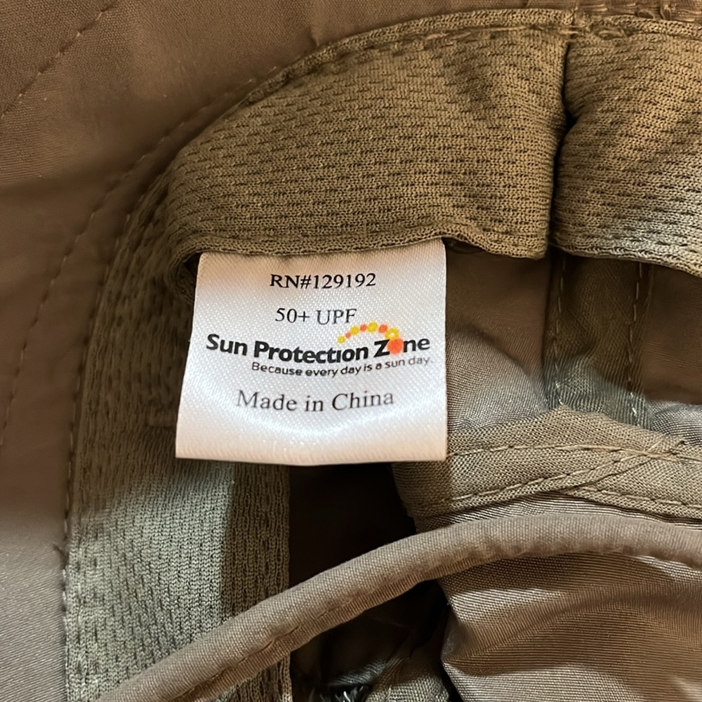 Sun Protection Zone 50+ UPF Wide Brim Booney Hat - Picture 6 of 6